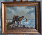 Roman (XXe) - De Schelpenvisser - Paneel - 1950, Antiek en Kunst, Ophalen