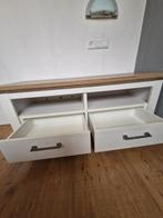 Set tv-meubel, vitrinekast en salontafel, Huis en Inrichting, Kasten | Ladekasten, Ophalen, Gebruikt, 200 cm of meer, Eikenhout