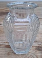 Frans Art Deco hyacint vaasje met mooi ribbel reliëf, Antiek en Kunst, Ophalen of Verzenden