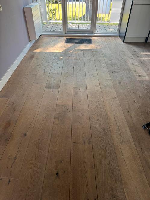 Eikenhouten vloer - c.a. 70m2 - zelf demonteren, Doe-het-zelf en Verbouw, Vloerdelen en Plavuizen, Gebruikt, Hout, 150 cm of meer