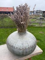 Vintage Metalen Vaas met Lavendel, Ophalen, Overige materialen, Gebruikt, Overige kleuren