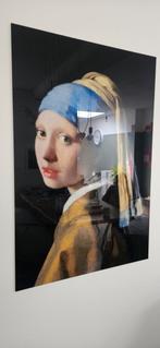 Meisje met de parel glas, Antiek en Kunst, Kunst | Schilderijen | Modern, Ophalen