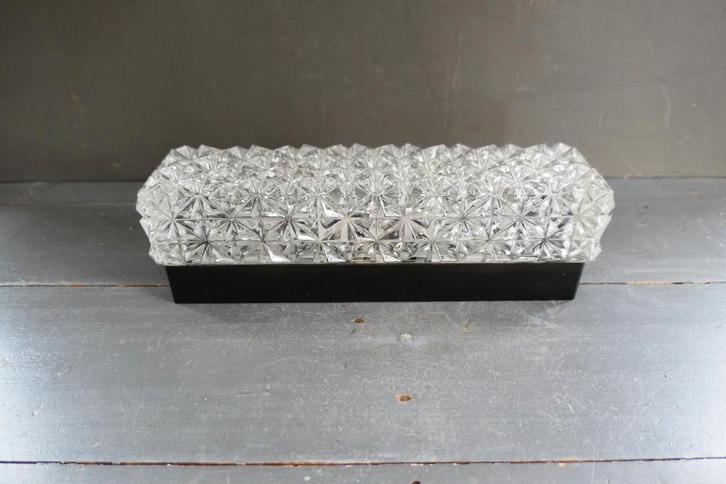 Vintage ERCO 4385 wandlamp glas bakeliet, Huis en Inrichting, Lampen | Wandlampen, Zo goed als nieuw, Glas, Ophalen of Verzenden