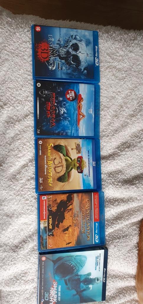 PAKKET met 5 BLURAY en 3D DVD"S....leuke filns...ZGAN, Cd's en Dvd's, Blu-ray, Zo goed als nieuw, 3D, Ophalen of Verzenden