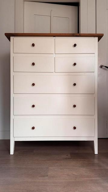 IKEA Hemnes Ladekast Wit/Hout beschikbaar voor biedingen