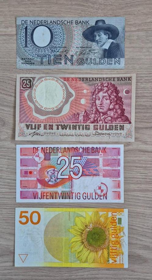 Bankbiljetten Nederland - Superleuke set nostalgie 3, Postzegels en Munten, Bankbiljetten | Nederland, Setje, 50 gulden, Ophalen of Verzenden