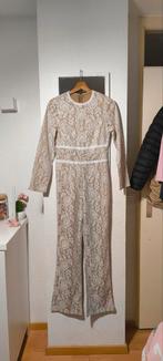 Luxe lace jumpsuit – nieuw, nooit gedragen!, Overige typen, Unique the label, Beige, Ophalen of Verzenden