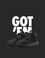 Air Jordan 4 Black Cat, Kleding | Heren, Schoenen, Ophalen of Verzenden, Zo goed als nieuw, Zwart