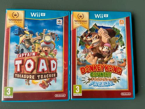 Wii U Games: Captain Toad & Donkey Kong, Spelcomputers en Games, Games | Nintendo Wii U, Gebruikt, Platform, 1 speler, Vanaf 3 jaar
