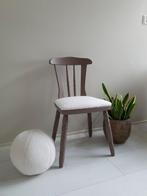 Vintage stoel met teddy stof, Huis en Inrichting, Fauteuils, Ophalen, Zo goed als nieuw, Stof, Minder dan 50 cm