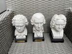 3 borstbeelden componisten porselein Goebel, Ophalen of Verzenden, Zo goed als nieuw, Dier