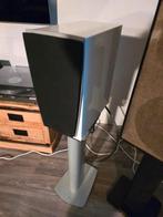 Dynaudio Contour S 1.4 witte pianolak met Dynaudio stands, Zo goed als nieuw, 120 watt of meer, Front, Rear of Stereo speakers