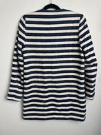 Pom Amsterdam x Katja Schuurman blauw gestreepte jasje 2/38, Kleding | Dames, Maat 38/40 (M), Blauw, Pom Amsterdam B.V., Ophalen of Verzenden