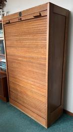 Vintage archiefkast met roldeur - Globe Hilversum 1934, Ophalen, Gebruikt, 100 tot 150 cm, 50 tot 100 cm