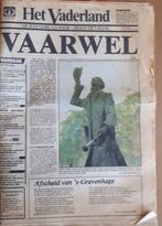 Afscheid editie Het Vaderland, Ophalen of Verzenden, 1980 tot heden, Nederland, Krant