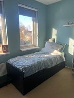 Brimnes bedbank van IKEA, zwart (uitschuifbaar), Ophalen, Gebruikt, Zwart, Tweepersoons