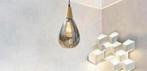 Hanglamp druppel chroom chrome e27 waterdruppel NIEUW + hout, Huis en Inrichting, Lampen | Hanglampen, Nieuw, Ophalen of Verzenden