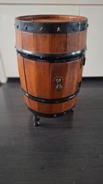 Antieke wijntafel whisky bar bijzettafel wijnvat vintage, Ophalen