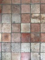Oude antieke plavuizen, zalm genuanceerd, Doe-het-zelf en Verbouw, Tegels, Ophalen, Gebruikt, Hardsteen, Minder dan 20 cm