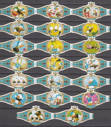 Sigarenbandjes Donald Duck & Guus Geluk, Washington DD1-DD20 beschikbaar voor biedingen