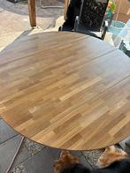 Ronde eettafel, Huis en Inrichting, Tafels | Eettafels, Ophalen, 100 tot 150 cm, Rond, Zo goed als nieuw