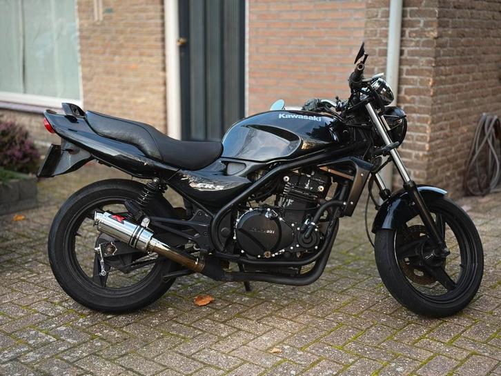 1996 Kawasaki ER-5 | Zwart, dominator, nieuwe ketting+tandw., Motoren, Motoren | Kawasaki, Particulier, Naked bike, 12 t/m 35 kW
