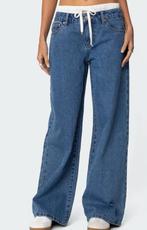 Edtiked broek, Ophalen of Verzenden, Zo goed als nieuw, Blauw