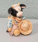1993 koe cowboy Moo Moo's Chip 627704 Mary Rhyner beeldje, Ophalen of Verzenden, Zo goed als nieuw, Dier