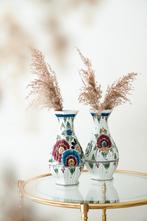 Delfts blauwe vazen polychroom, Antiek en Kunst, Antiek | Vazen, Ophalen of Verzenden
