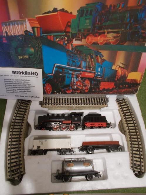 Marklin compleet treinset 3203 (3003) Stoomlok Verzenden kan, Hobby en Vrije tijd, Modeltreinen | H0, Gebruikt, Treinset, Wisselstroom