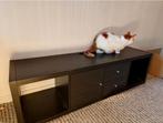 2x Kallax 4 vaks open kast vakkenkast 4x1 zwart Ikea, Huis en Inrichting, Kasten | Ladekasten, Ophalen, Gebruikt, 100 tot 150 cm