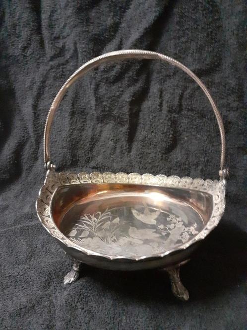 Antieke schaal  -  fruitschaal, Antiek en Kunst, Antiek | Goud en Zilver, Ophalen of Verzenden