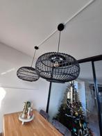 ZGAN Japandi kwantum bamboe hanglampen zwart, Huis en Inrichting, Ophalen of Verzenden, Zo goed als nieuw, Modern, Minder dan 50 cm