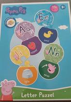 Peppa Pig Letter Puzzel - Leerzaam & Leuk! Zgan, Ophalen of Verzenden, Minder dan 10 stukjes, Zo goed als nieuw, 2 tot 4 jaar