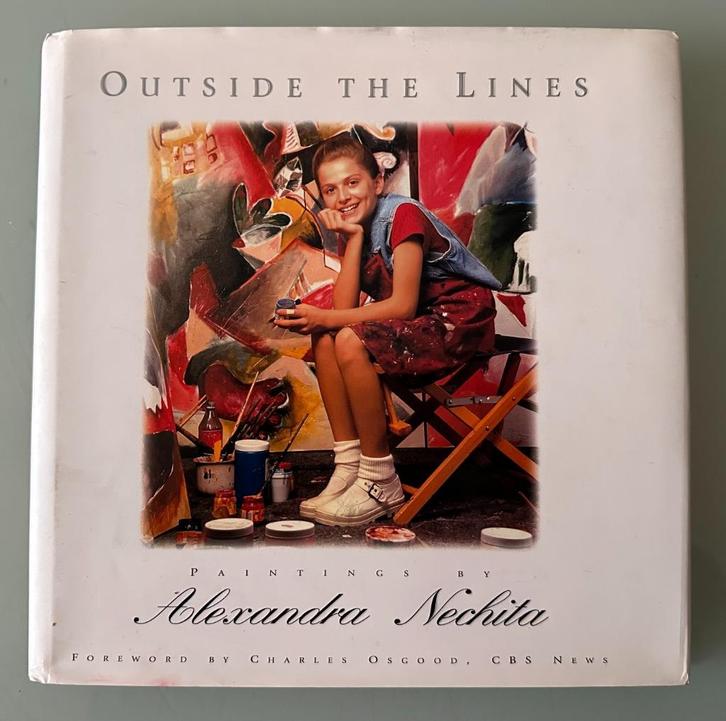 Alexandra Nechita - outside the lines, Boeken, Kunst en Cultuur | Beeldend, Gelezen, Schilder- en Tekenkunst, Ophalen of Verzenden
