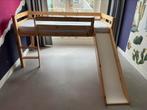 Hoogslaper met glijbaan 1 persoons, Kinderen en Baby's, Kinderkamer | Stapelbedden en Hoogslapers, Ophalen, Gebruikt, Hoogslaper