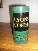 Blik met inhoud Lyons Coffee, Ophalen of Verzenden, Gebruikt, Koffie, Overige merken