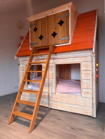 Z.g.a.n bedhuisje/ hoogslaper / stapelbed 190x90 beschikbaar voor biedingen