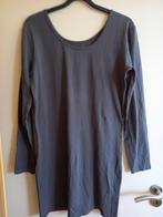 Grijs extra lang shirt, tuniek xl, 44-46, stretch katoen,, Ophalen of Verzenden, Nieuw, Zwart, Blouse of Tuniek