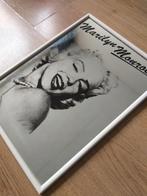 op de spiegel getekend,,,,,Marilyn Monroe gespiegelde Poster, Ophalen of Verzenden