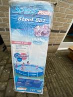 Groot zwembad met filterpomp, Tuin en Terras, Zwembaden, Ophalen, Gebruikt, 80 tot 120 cm, Rond