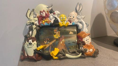 Looney tunes warner bros grote fotolijst breekbaar, Verzamelen, Stripfiguren, Zo goed als nieuw, Beeldje of Figuurtje, Looney Tunes