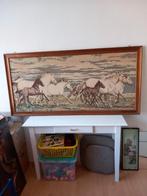 Gobelin wilde paarden  groot 167 x 81 x2,5 cm, Ophalen of Verzenden