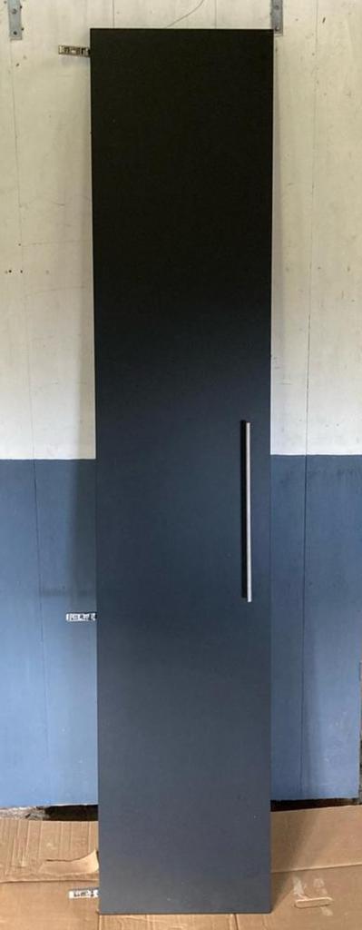 IKEA Nickebo deur 40x200 mat zwart met Kallrör handgreep, Huis en Inrichting, Kasten | Overige, Zo goed als nieuw, Ophalen