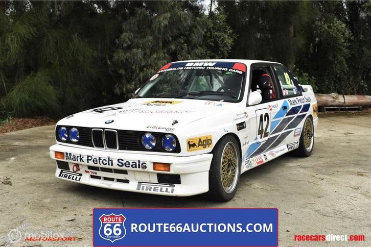 BMW M3 E30 Group A | 1987 | Route 66 Auctions, Auto's, Oldtimers, Bedrijf, Te koop, BMW, Benzine, Overige carrosserieën, Handgeschakeld
