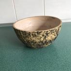 Berkenbast bloempot jaren ‘70, Gebruikt, Rond, Ophalen of Verzenden, Aardewerk