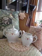 Brocant Groot Roomstel met Roze Roosjes ** Mimosa **, Ophalen of Verzenden
