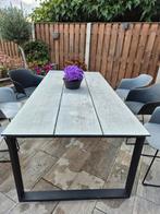 Tuinset te koop, Tuin en Terras, Tuinsets en Loungesets, Ophalen, Gebruikt, 6 zitplaatsen, Aluminium