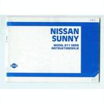 Nissan Sunny B11 Instructieboekje 1984 #2 Nederlands, Auto diversen, Handleidingen en Instructieboekjes, Ophalen of Verzenden