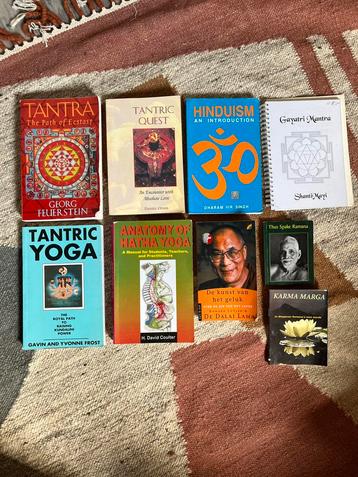 Spirituele boeken (o.a. yoga, tantra, Dalai Lama) beschikbaar voor biedingen